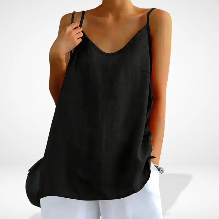 Débardeur à fines bretelles coupe fluide pour Femmes – Catalina