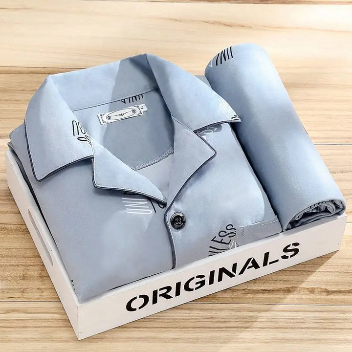 Jorn | Pyjama rayé élégant et confortable pour hommes