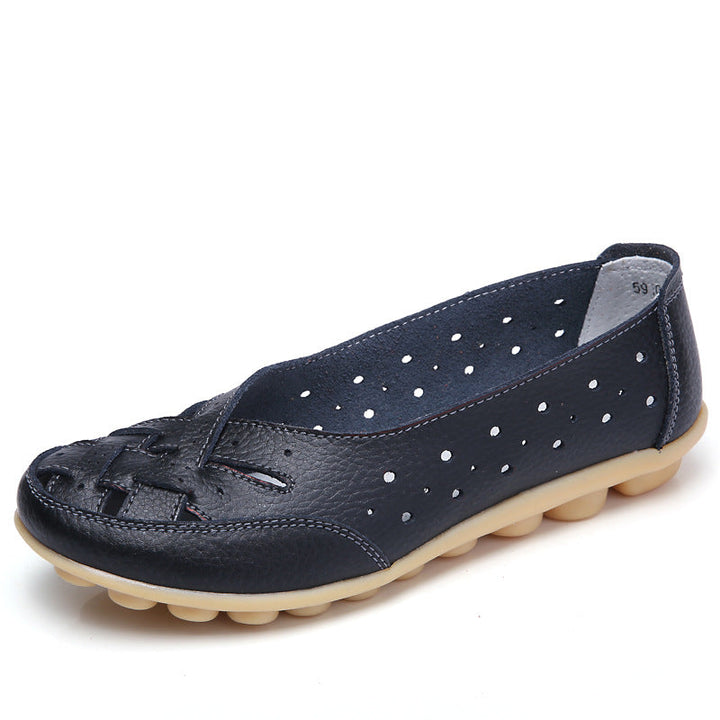 Minia | Ballerines en cuir confortables