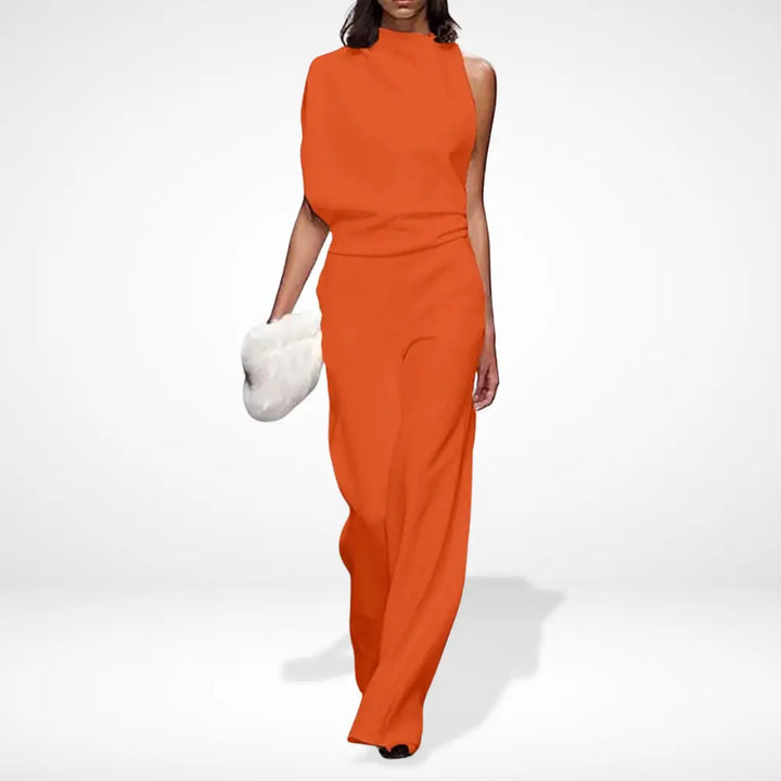 Combinaison fluide à coupe asymétrique pour Femmes – Haelie