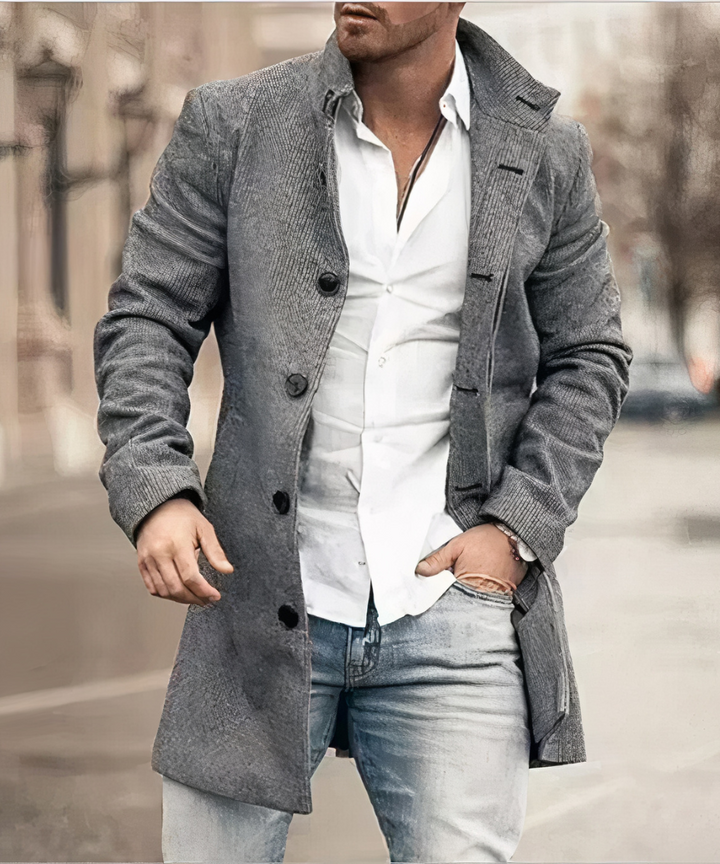 Alan | Trench-coat élégant pour hommes