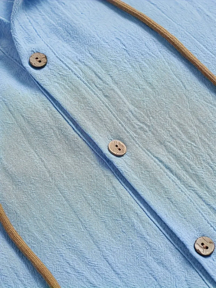 Bertram | Élégant Chemisier à Capuche pour Hommes