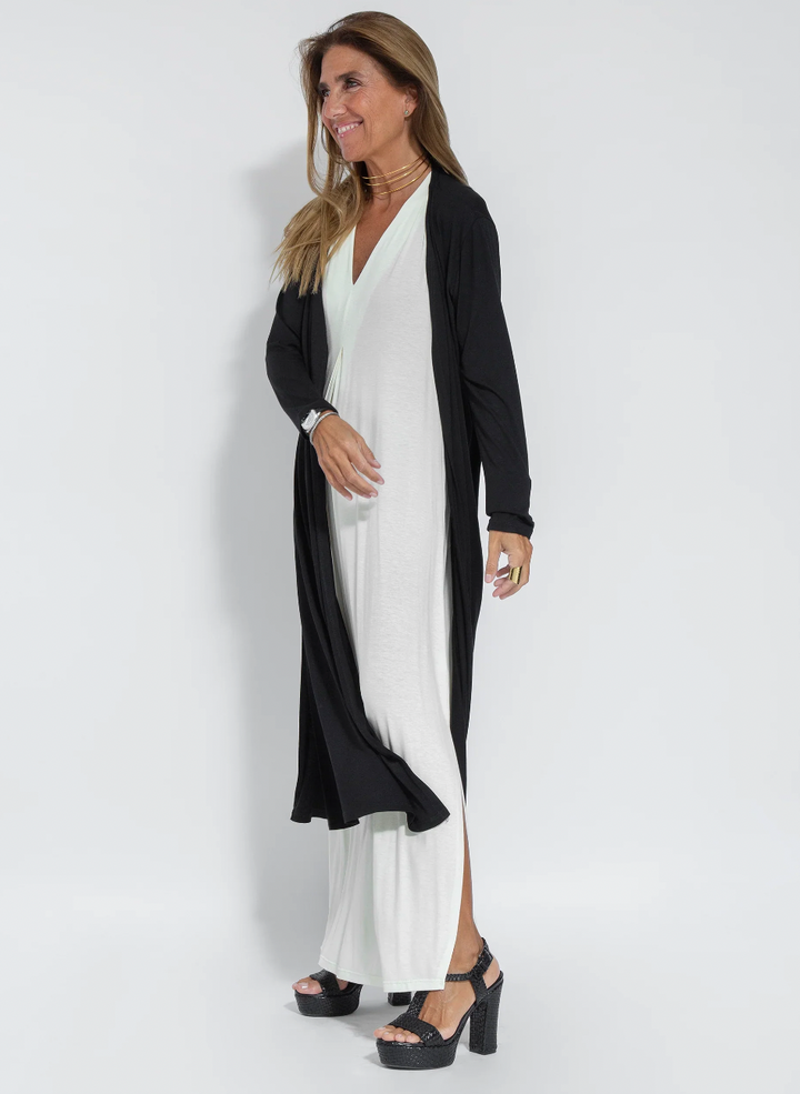 Ensemble robe longue et veste fluide pour femmes - Eva