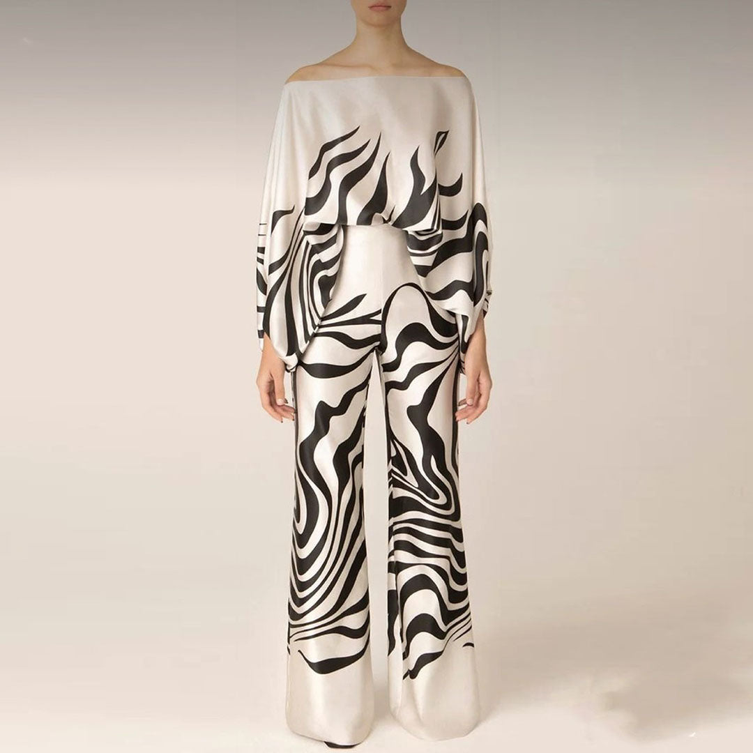 Valli | New Women's Wide Leg Pantsuit