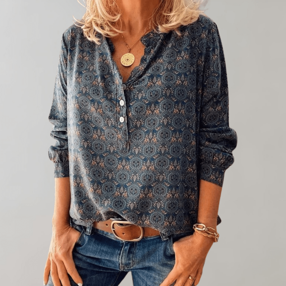 Rakel | Blouse vintage décontractée pour femmes
