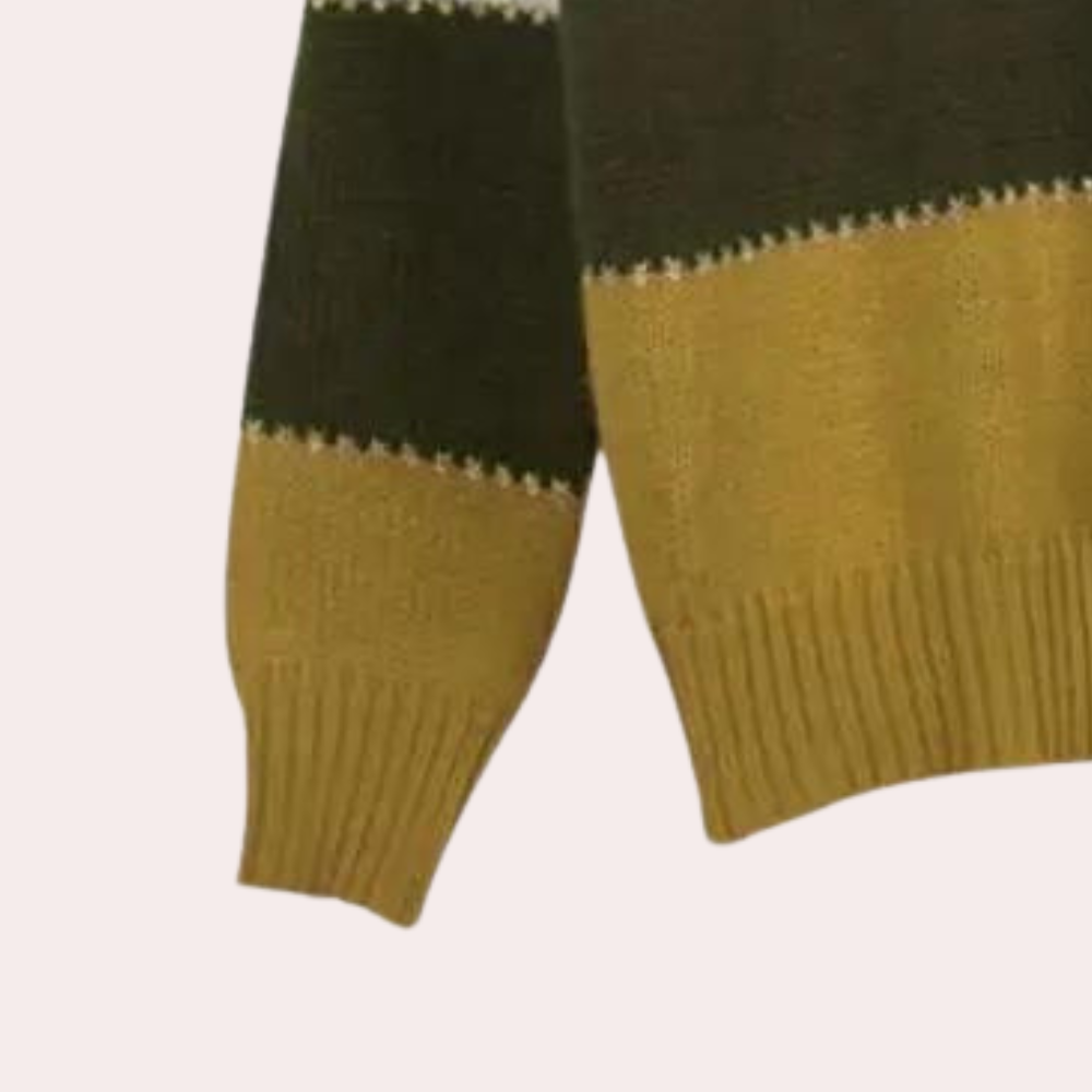 Felicidad | Pull élégant à rayures pour femmes