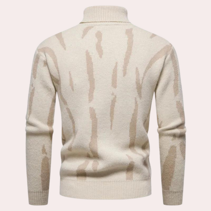 Ove | Pull col roulé moderne homme