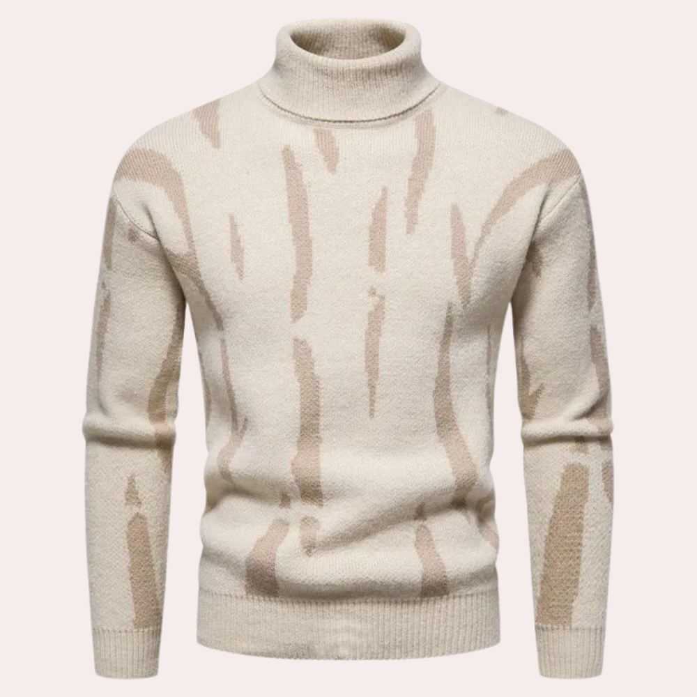 Ove | Pull col roulé moderne homme