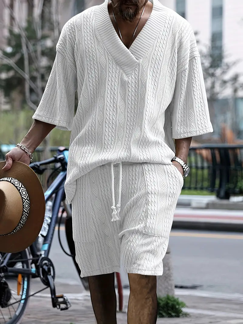 Collier | Ensemble Décontracté D'été Pour Hommes