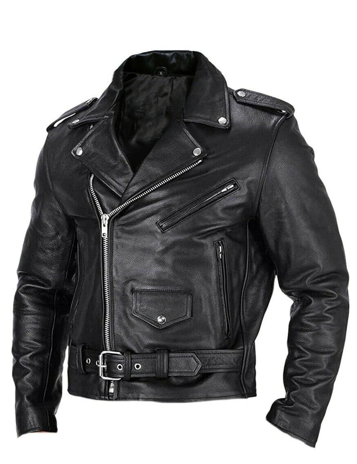 Damodara | Blouson Motard Stylé pour Hommes