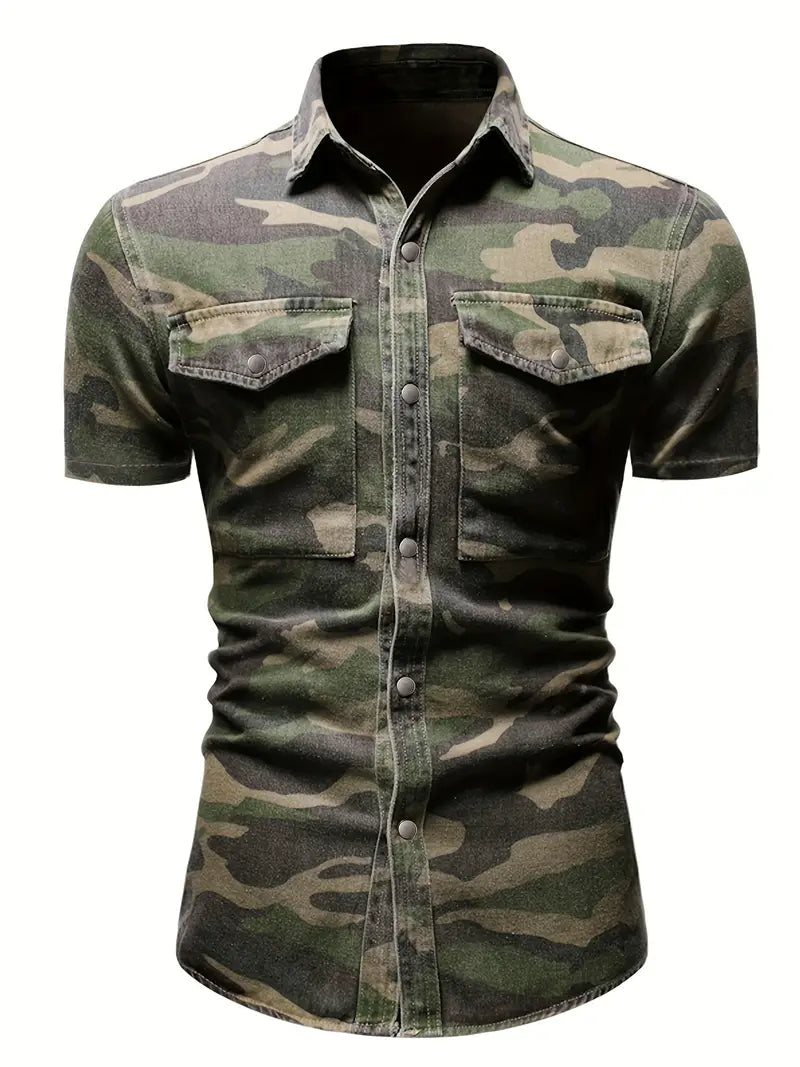 Delmer | Chemise rétro tactique pour hommes