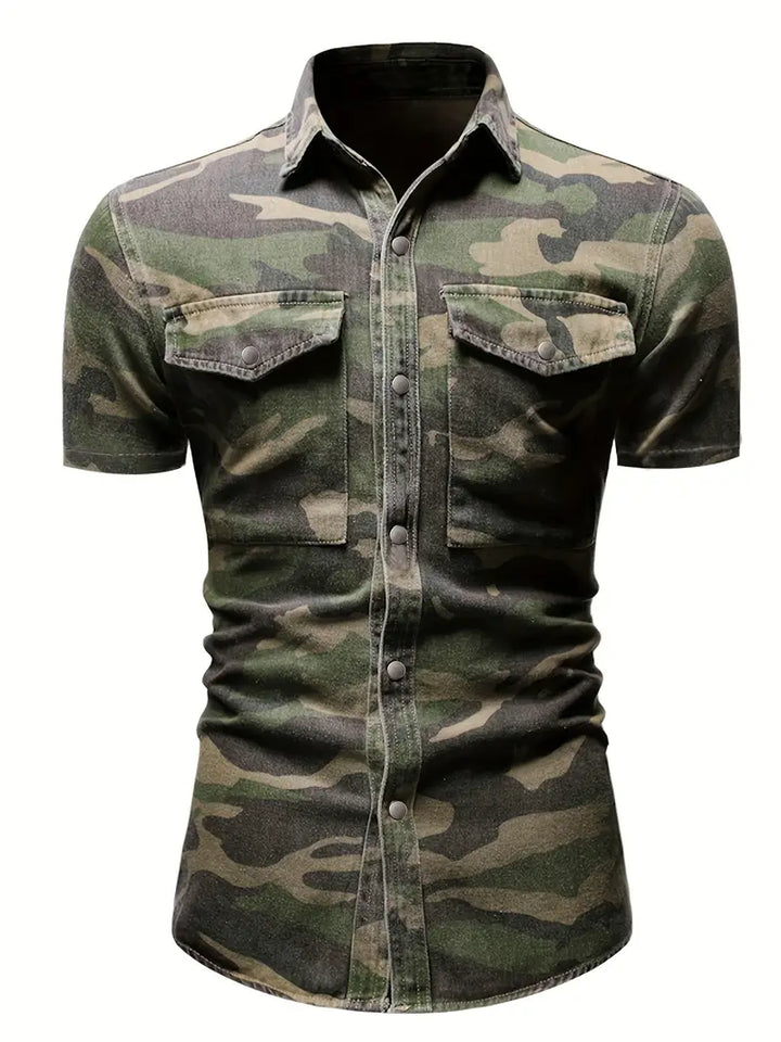 Delmer | Chemise rétro tactique pour hommes