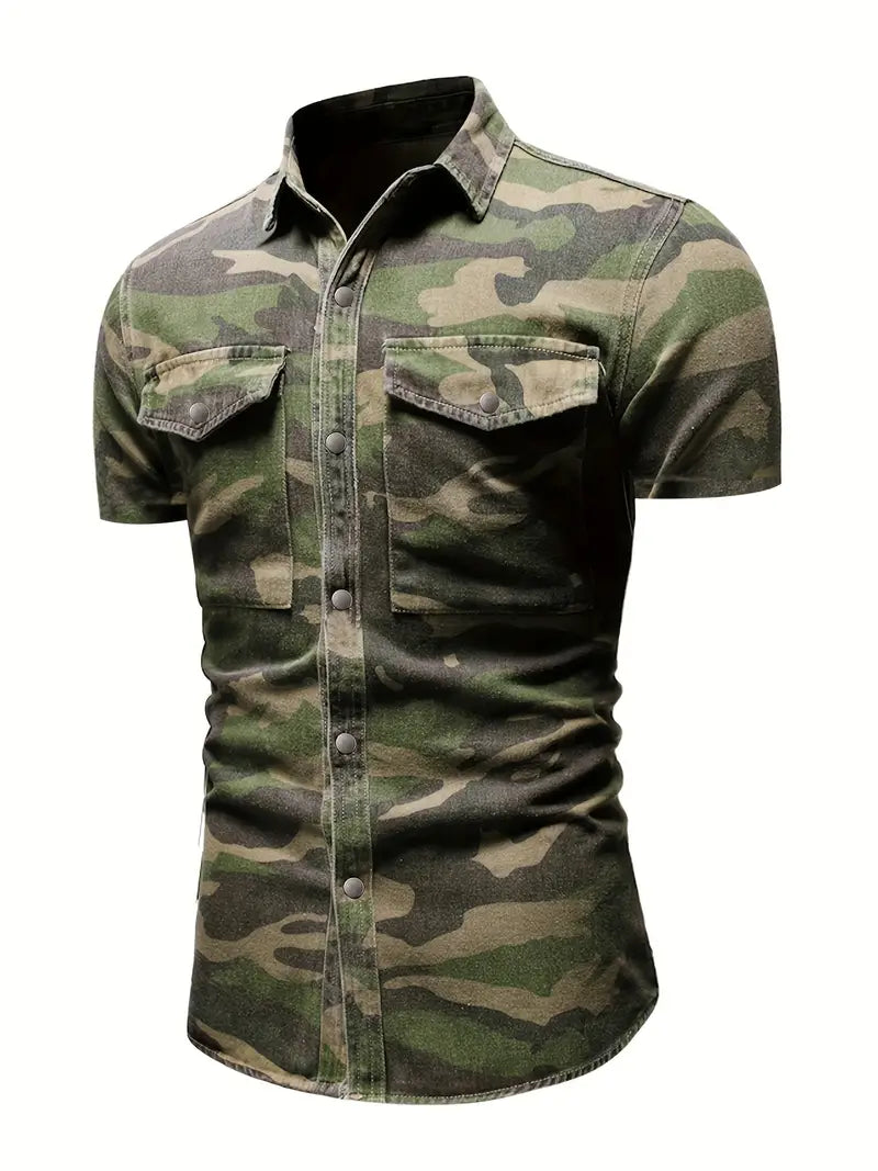 Delmer | Chemise rétro tactique pour hommes