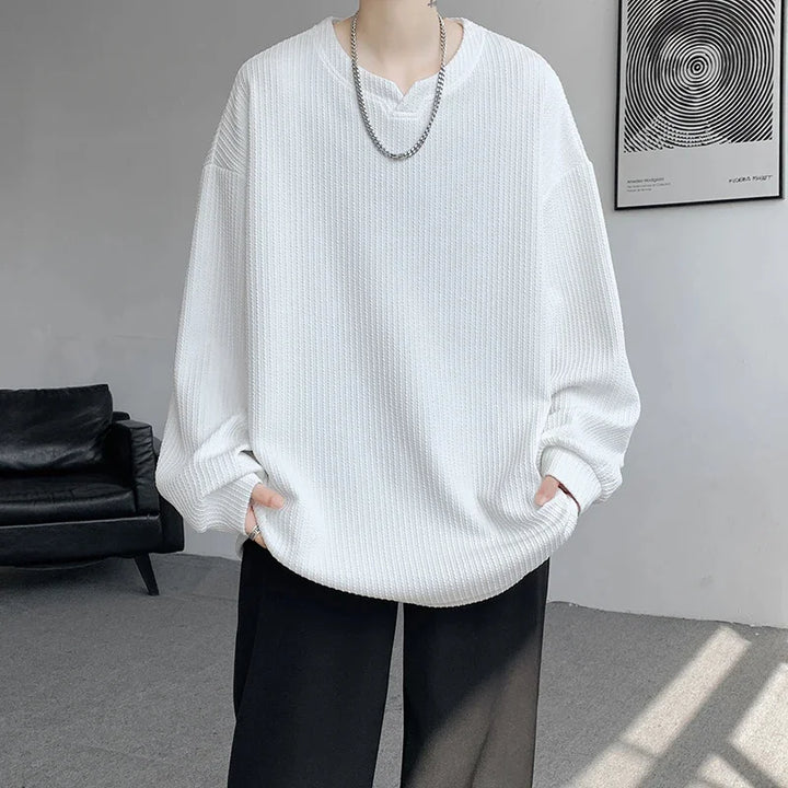 Dewi | T-shirt manche longue sophistiqué pour homme