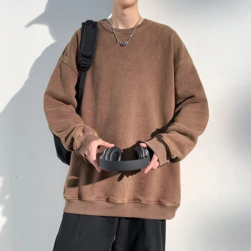 Drei | Sweat-shirt ample automnal tendance pour hommes