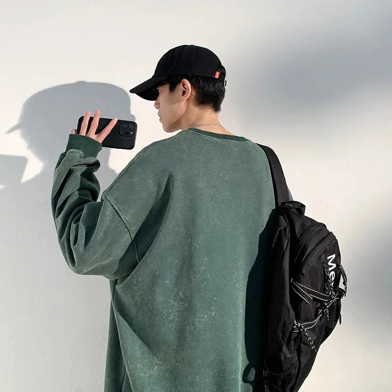 Drei | Sweat-shirt ample automnal tendance pour hommes