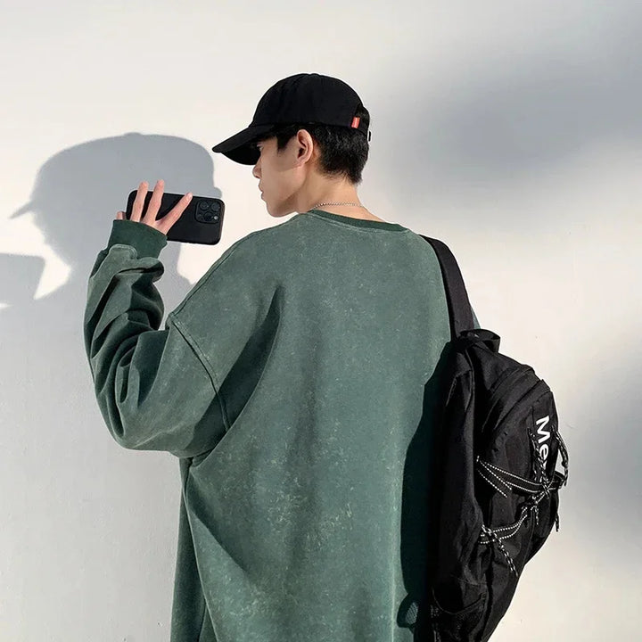 Drei | Sweat-shirt ample automnal tendance pour hommes