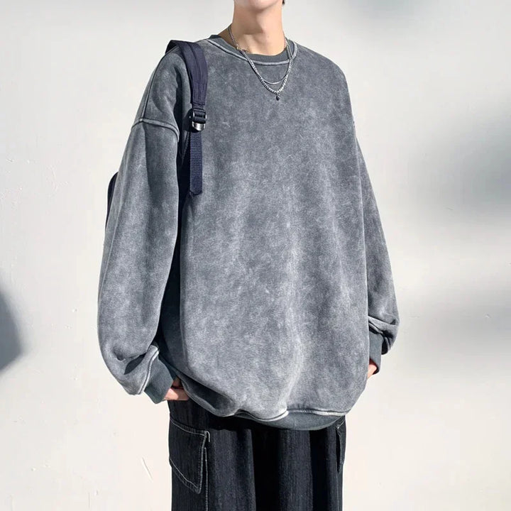 Drei | Sweat-shirt ample automnal tendance pour hommes