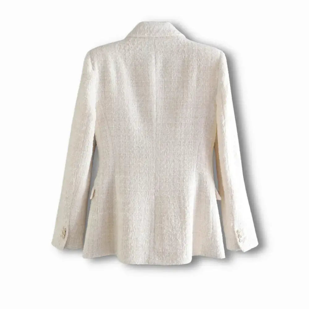 Blazer croisé à boutons dorés pour Femmes – Loraine