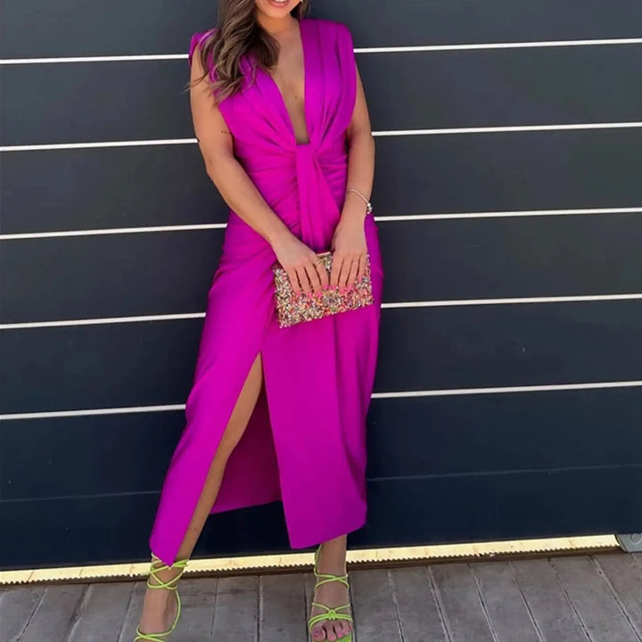 Ellen | Robe Élégante Fendue Soirée pour Femmes