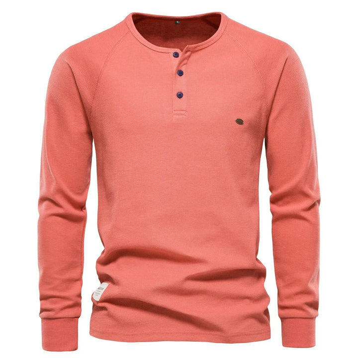 Fitz | T-shirt Moderne Henley pour Hommes