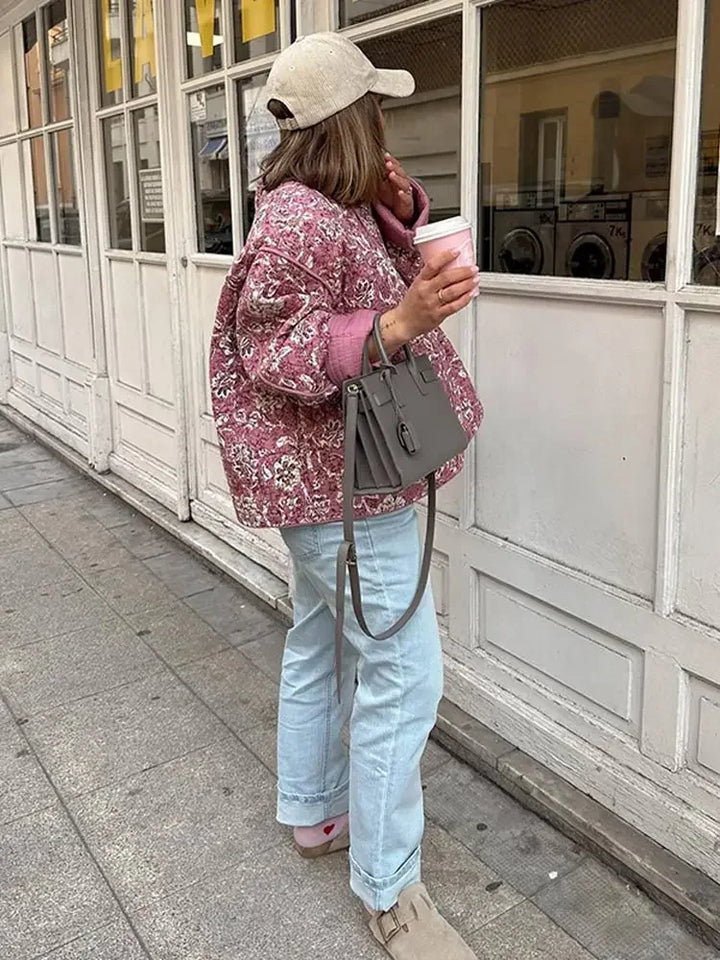 Kati | Haut Décontracté Imprimé Fleurs pour Femmes