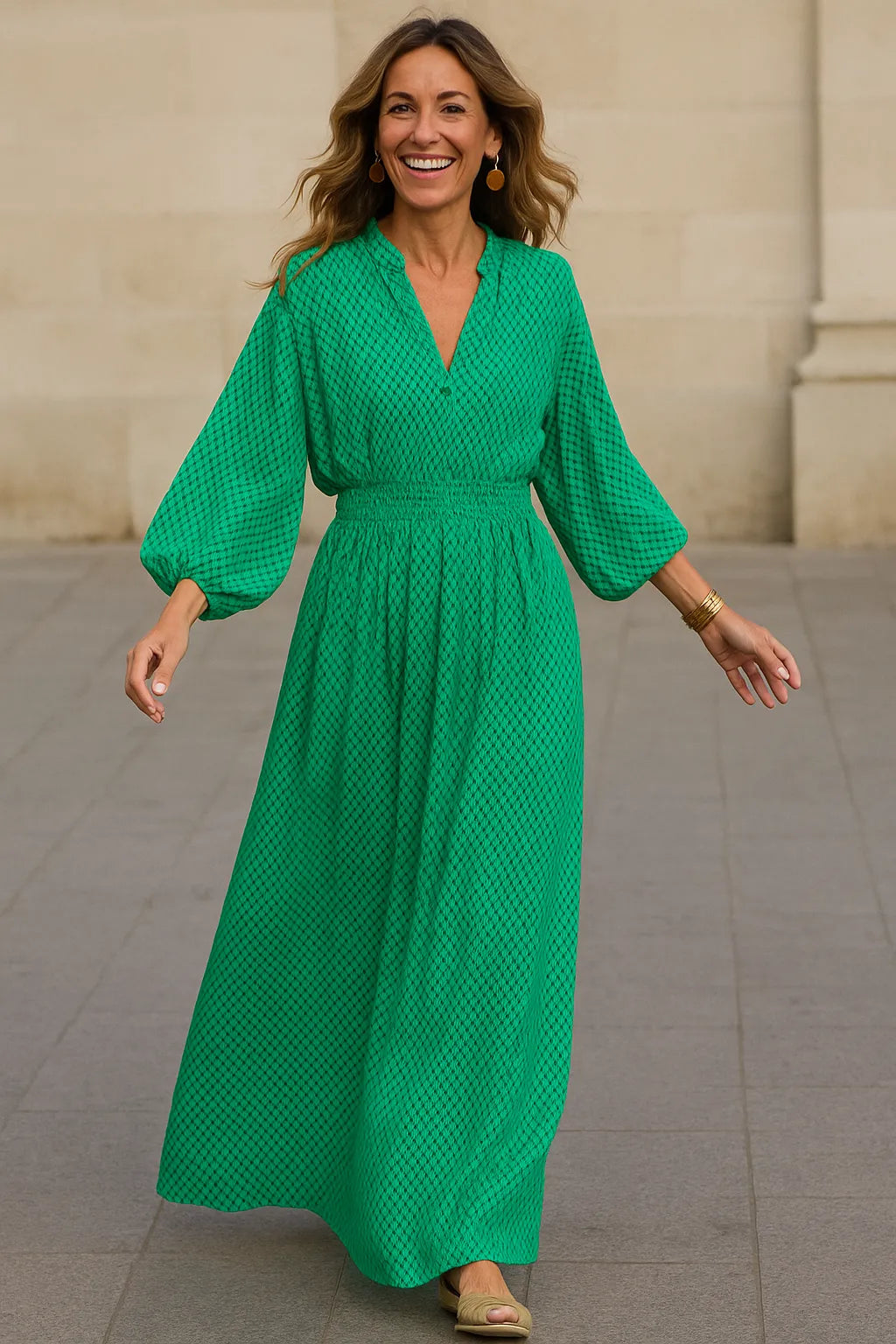 Femme Boheme Maxi Robe d'été – Orinha – Chic Parisien
