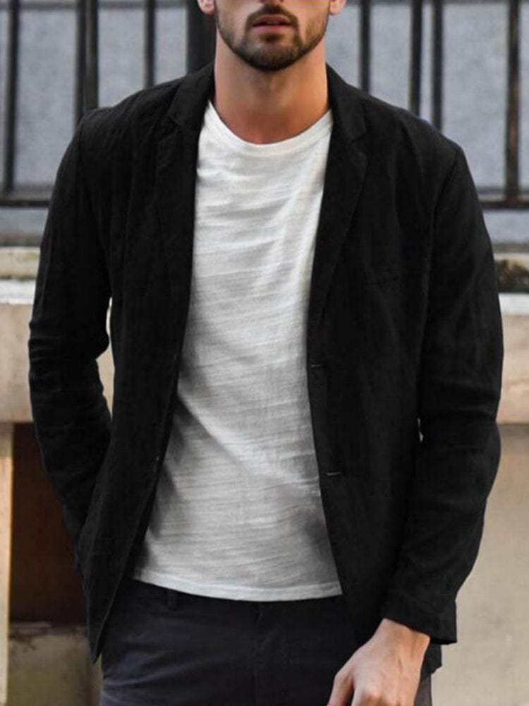 Cole | Blazer décontracté en coton doux