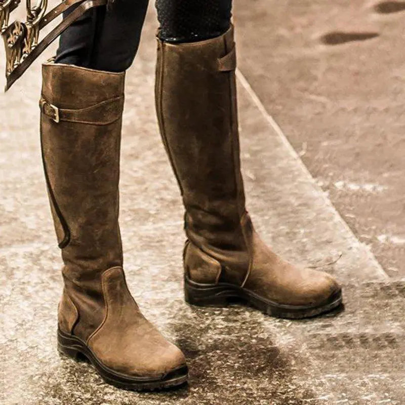 Sarah | Bottes élégantes en cuir imperméable pour femmes