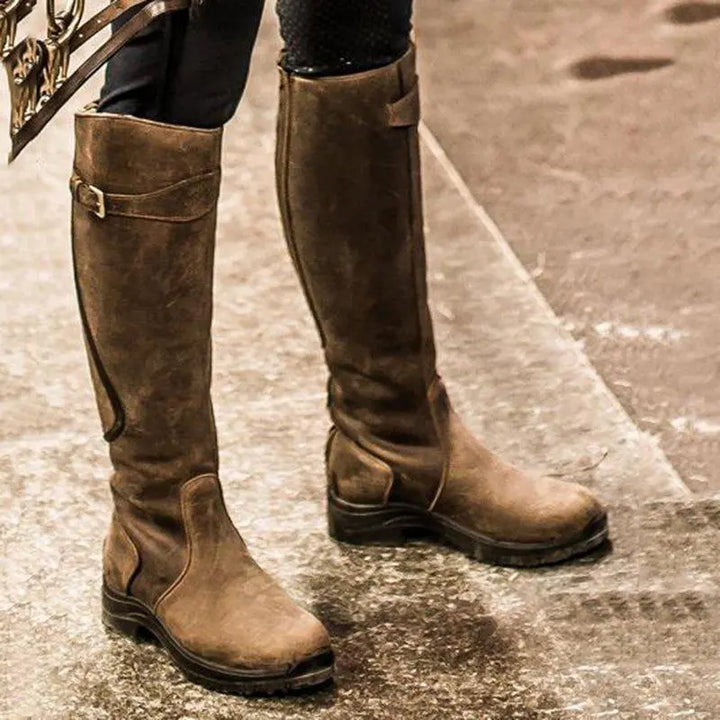 Sarah | Bottes élégantes en cuir imperméable pour femmes