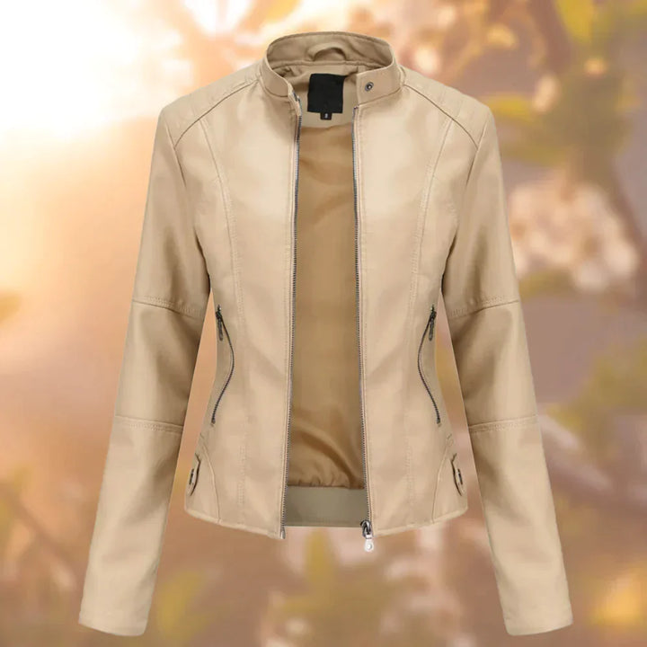 Anna | Veste en cuir chic pour femmes