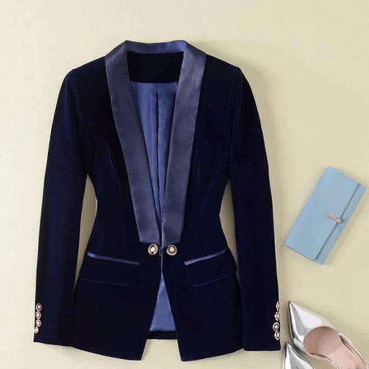 Shimaa | Blazer en velours élégant pour femmes