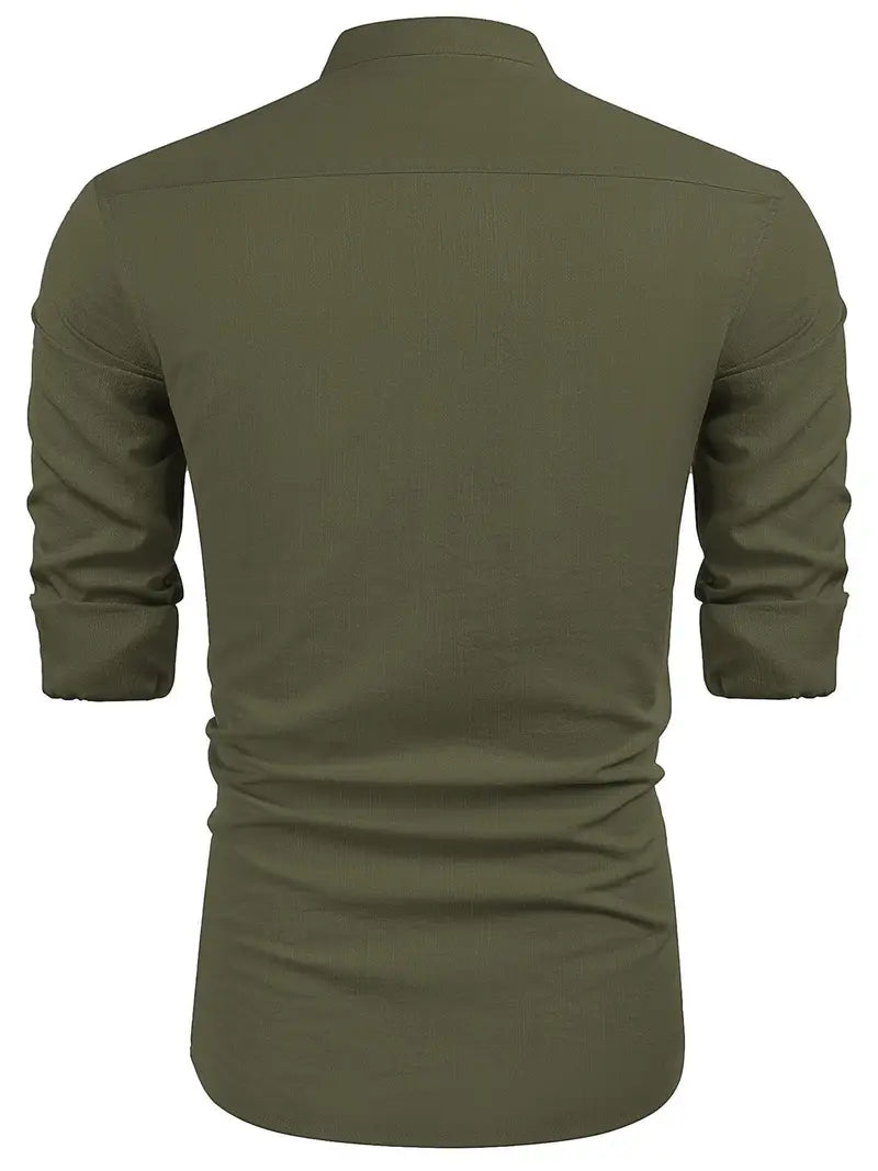 Hartman | Élégante Chemise Cubaine Légère pour Homme