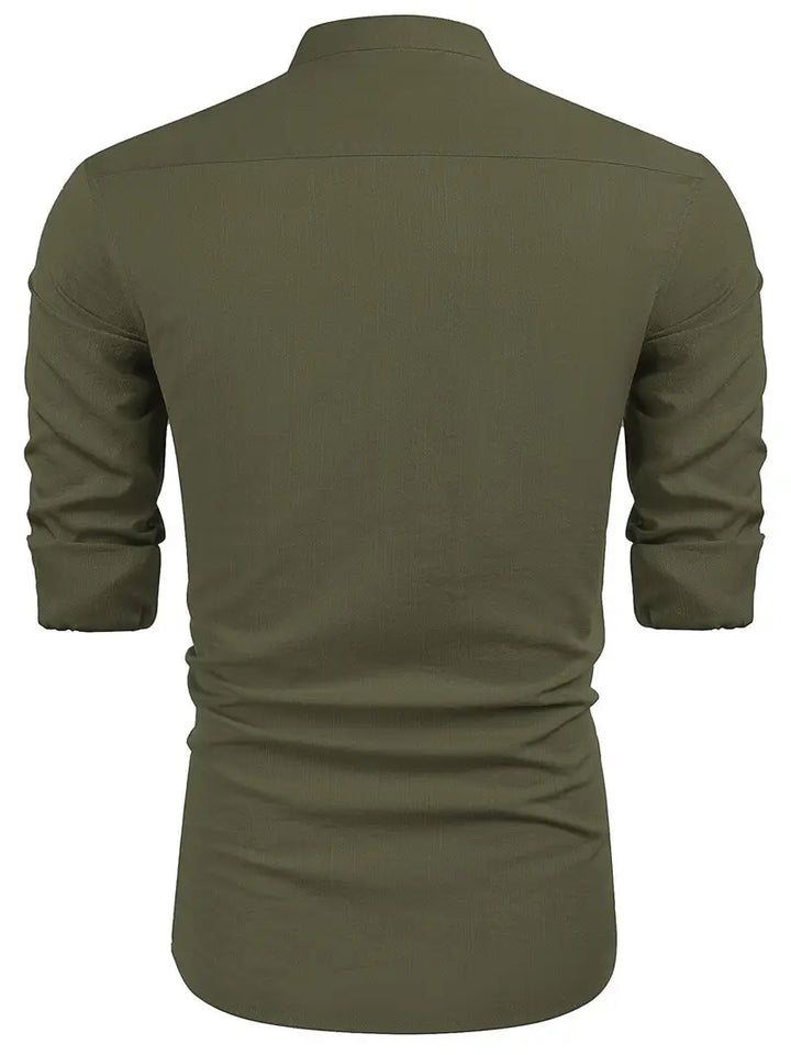 Hartman | Élégante Chemise Cubaine Légère pour Homme