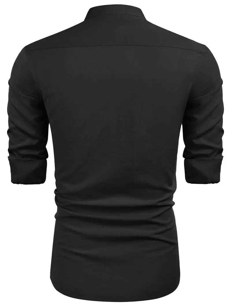 Hartman | Élégante Chemise Cubaine Légère pour Homme