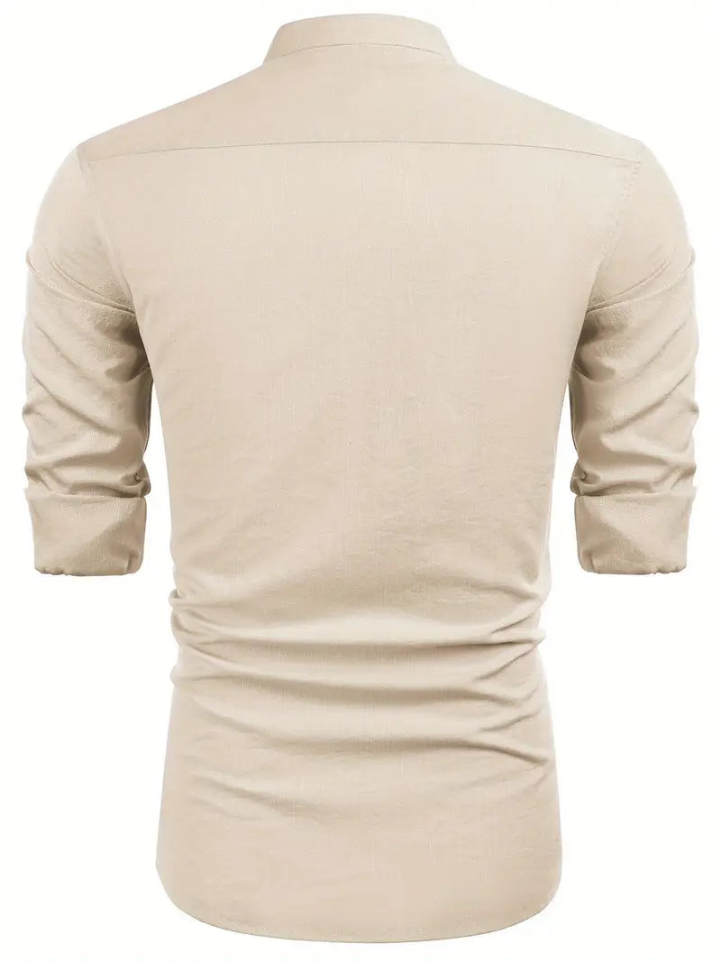 Hartman | Élégante Chemise Cubaine Légère pour Homme