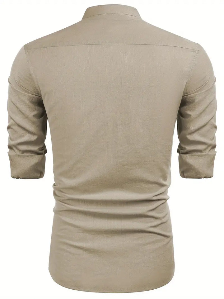 Hartman | Élégante Chemise Cubaine Légère pour Homme