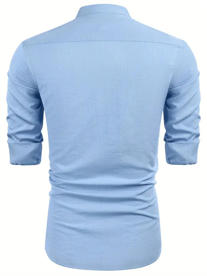 Hartman | Élégante Chemise Cubaine Légère pour Homme