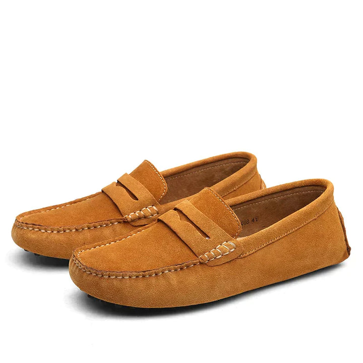 Yeshua | Mocassins en daim de style italien