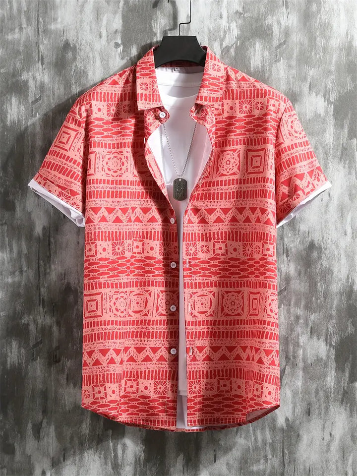 Jimmy | Blouse ethnique géométrique pour hommes