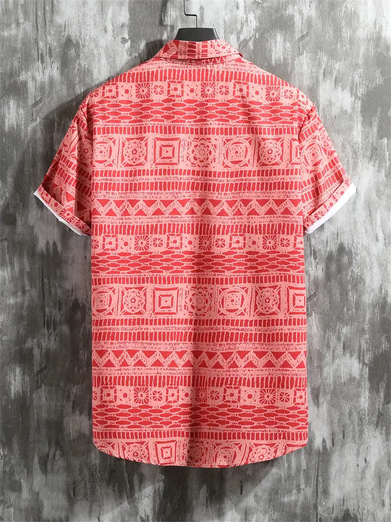 Jimmy | Blouse ethnique géométrique pour hommes