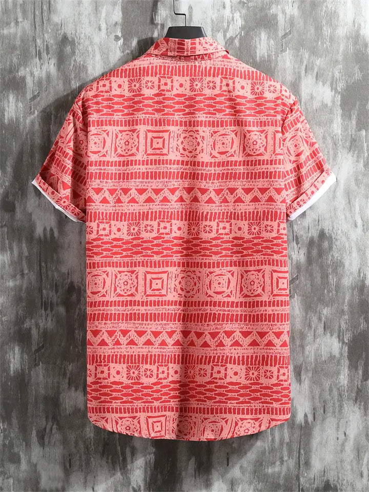 Jimmy | Blouse ethnique géométrique pour hommes