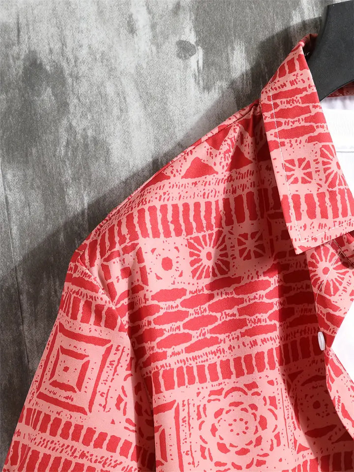 Jimmy | Blouse ethnique géométrique pour hommes