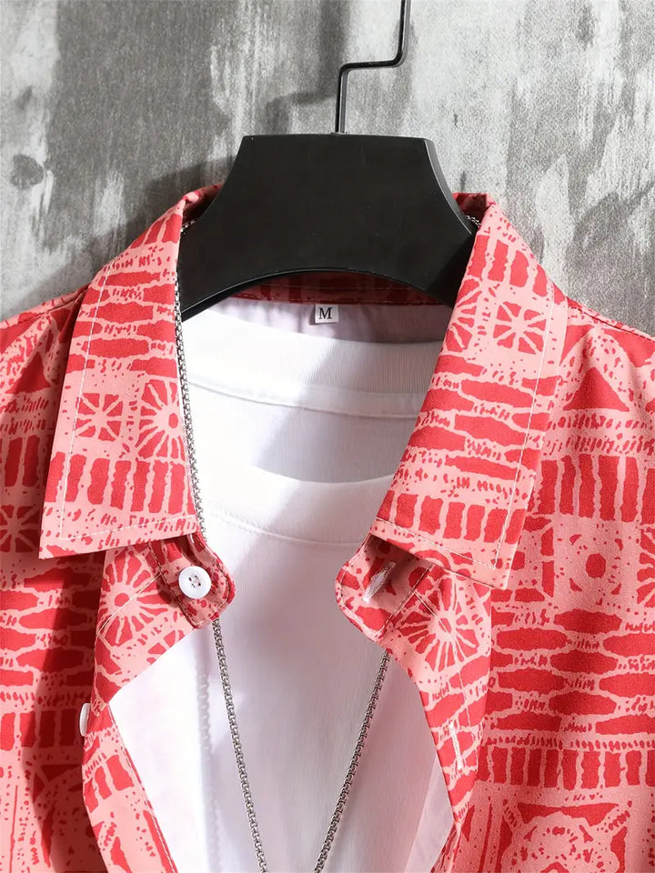 Jimmy | Blouse ethnique géométrique pour hommes