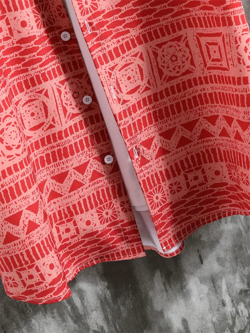 Jimmy | Blouse ethnique géométrique pour hommes