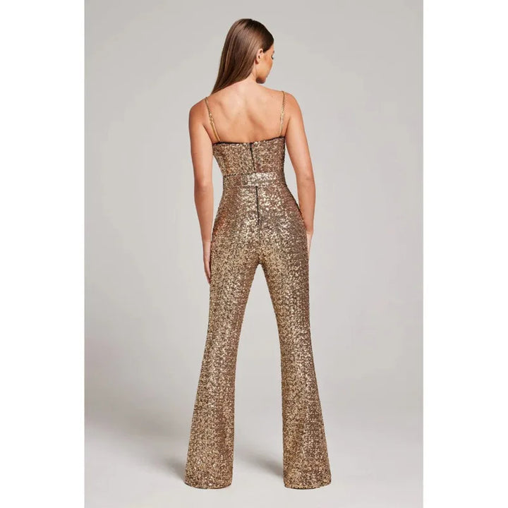 Julianne | Combinaison élégante ceinturée pour Femmes