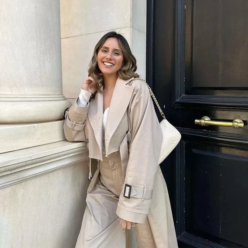 Suad | Trench-coat moderne et élégant pour femmes