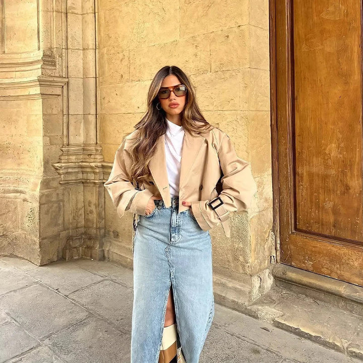 Suad | Trench-coat moderne et élégant pour femmes