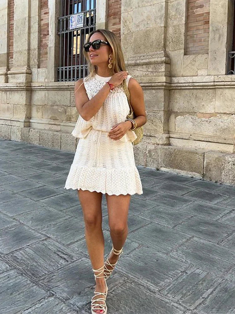 Thekla | Ensemble Femme Jupe Courte Sans Manches