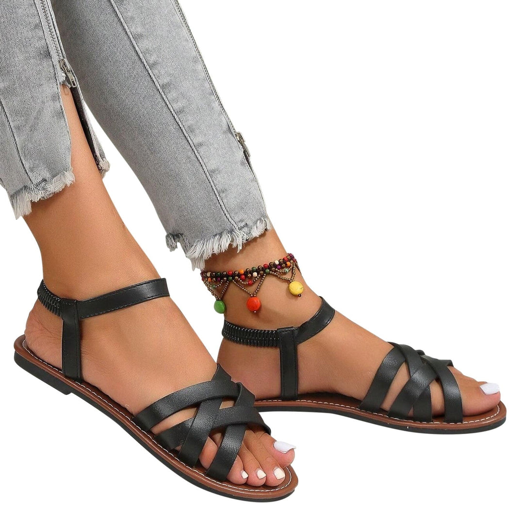 Margit | Chaussures de Plage Style Coréen Rome pour Femmes